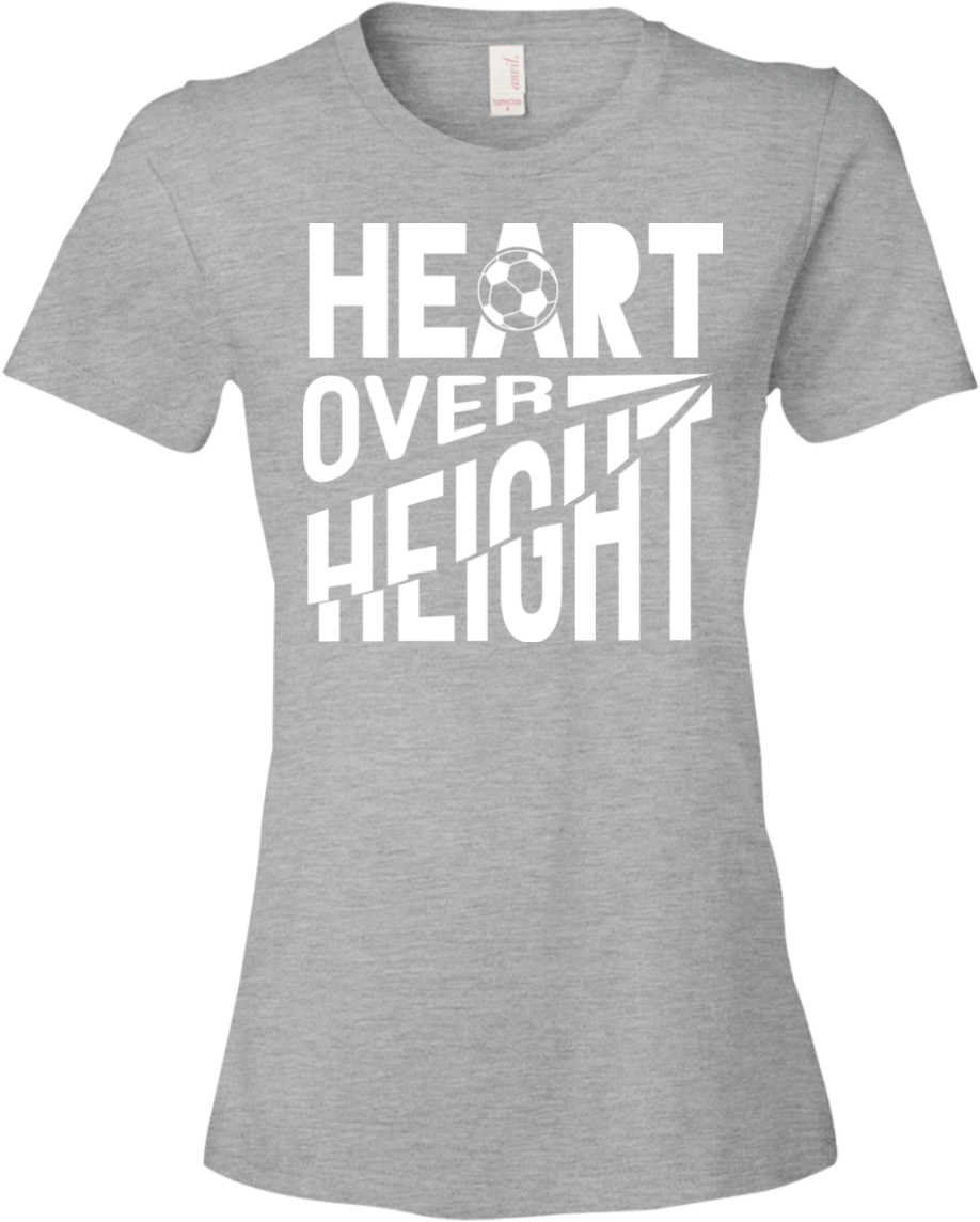 Heart Over Height - T-shirt (1155x1155), Png Download