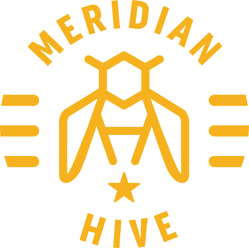 Mh Circle Logo Gold - Meridian Hive Meadery (825x822), Png Download