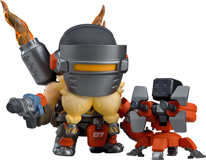 This Collectible Nendoroid Figure Is Available For - Nendoroid De Torbjorn (758x713), Png Download