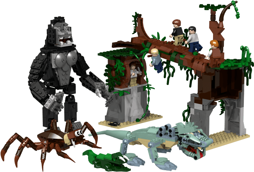 Кинг Конг Остров Черепа Игрушка (1366x768), Png Download