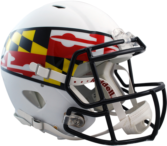 Maryland Terrapins Helmet (580x580), Png Download
