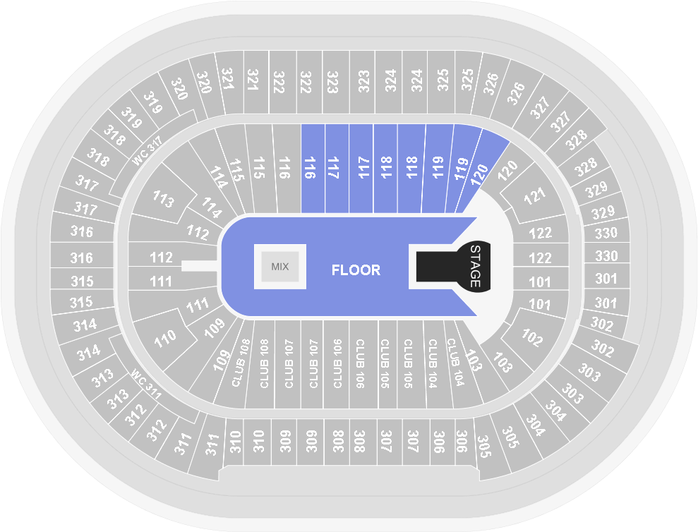 Rogers Arena - Circle (1044x795), Png Download