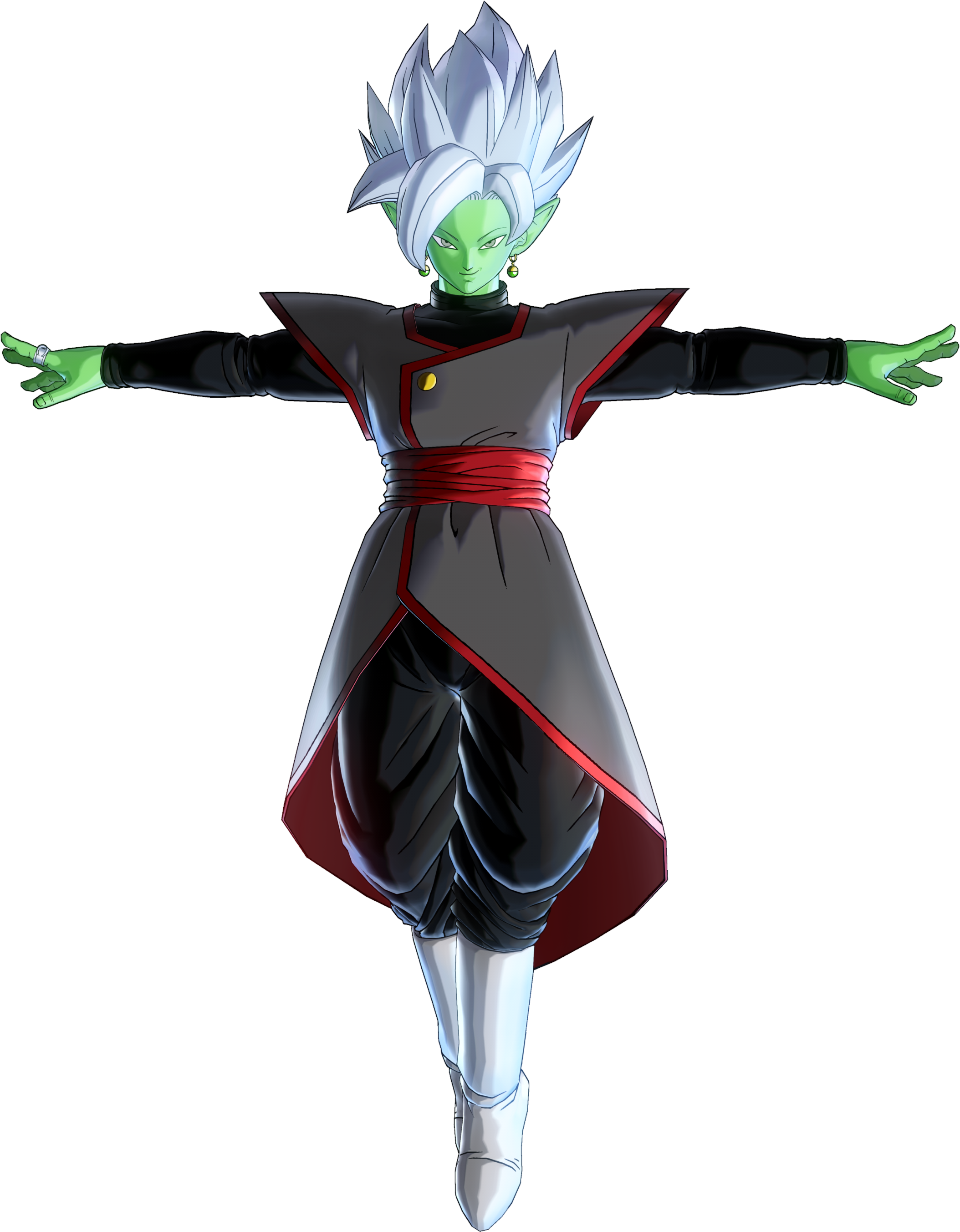 Dragon Ball Xenoverse 2 Fused Zamasu Render - Zamasu Fused Xenoverse 2 (2400x3900), Png Download