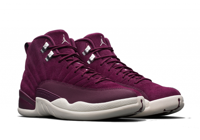 Air Jordan 12 Bordeaux (640x640), Png Download