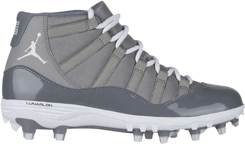 Cute Dbd37 44e4a Jordan 12 Retro Mcs Cleat - Cool Grey 11 Cleats (1000x1000), Png Download