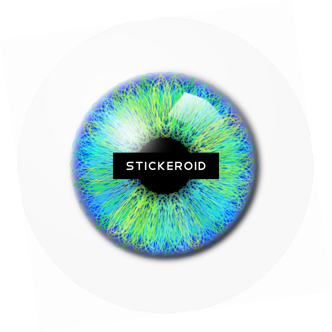 Eye Drawing - Circle (1128x1129), Png Download