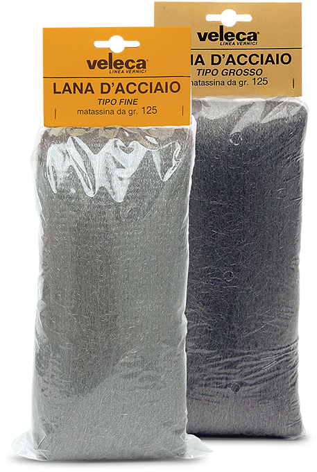 Pulire E Lucidare Le Superfici Lana D'acciaio - Veleca Lana D'acciaio 125gr Fine 259 (500x726), Png Download