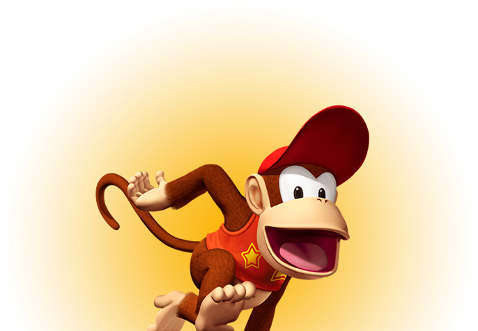 Diddy - Donkey Kong Little Brother (686x475), Png Download