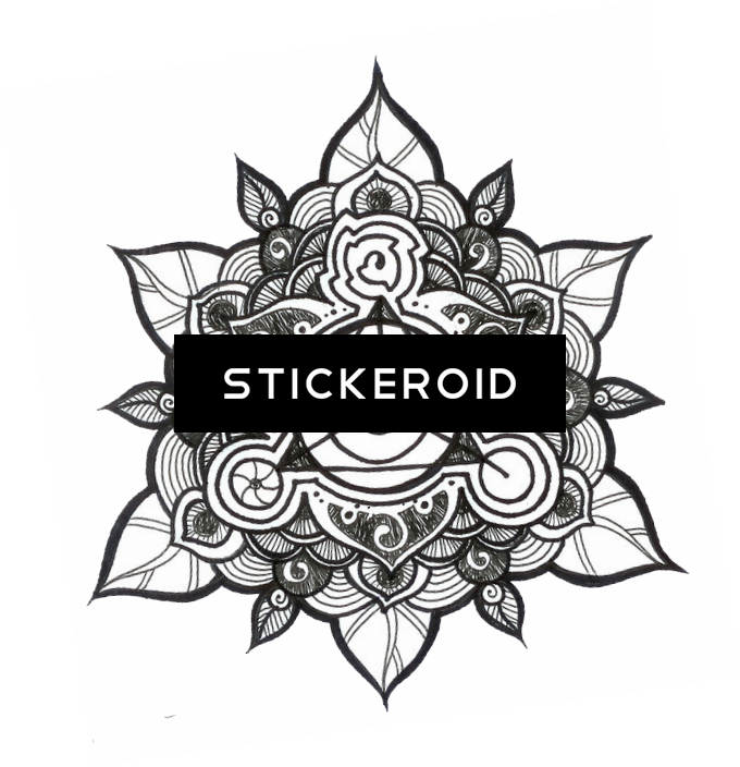 Mandala Tattoos - Mandalas To Print (680x704), Png Download