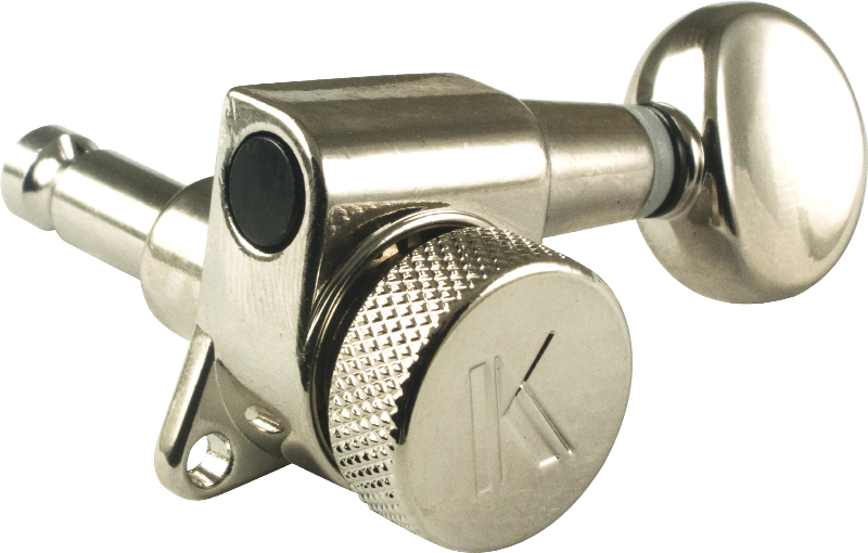 Kluson, 6/line, Oval Metal Button Image - Machine Head - Kluson, 6/line, Oval Metal Button, Nickel (800x510), Png Download