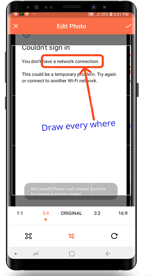X - - Draw Screen Apk (522x900), Png Download
