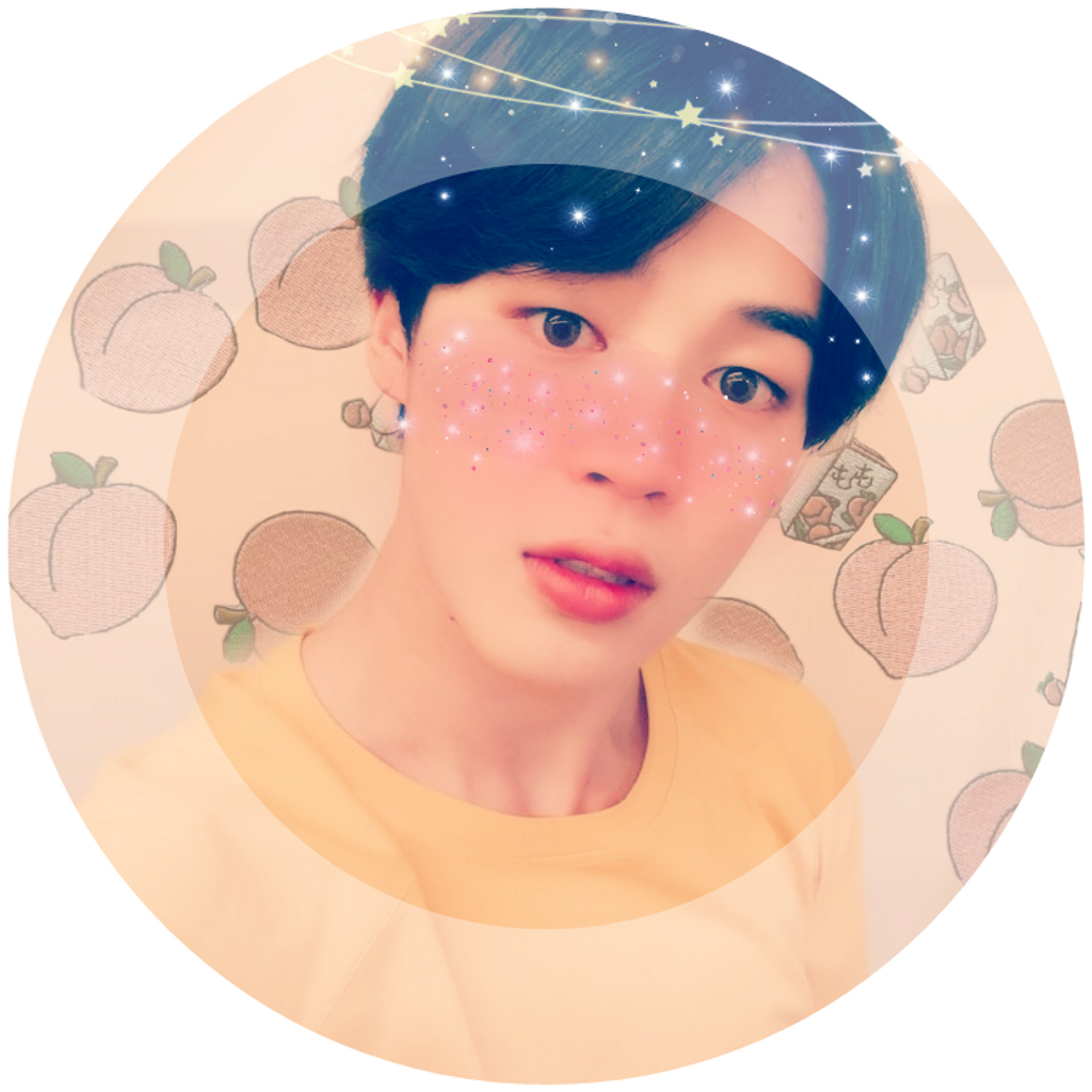 Bts Jimin Btsjimin Peach Yellow Cute Icon - Jimin Selfie Twitter (1024x1024), Png Download