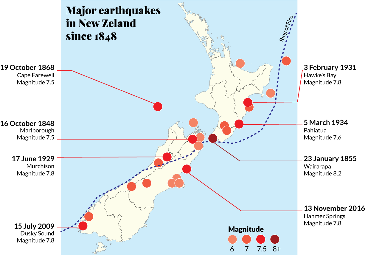 New Zeland Earthquakes - Valentine's Day Earthquake Christchurch Richter Scale (1236x854), Png Download