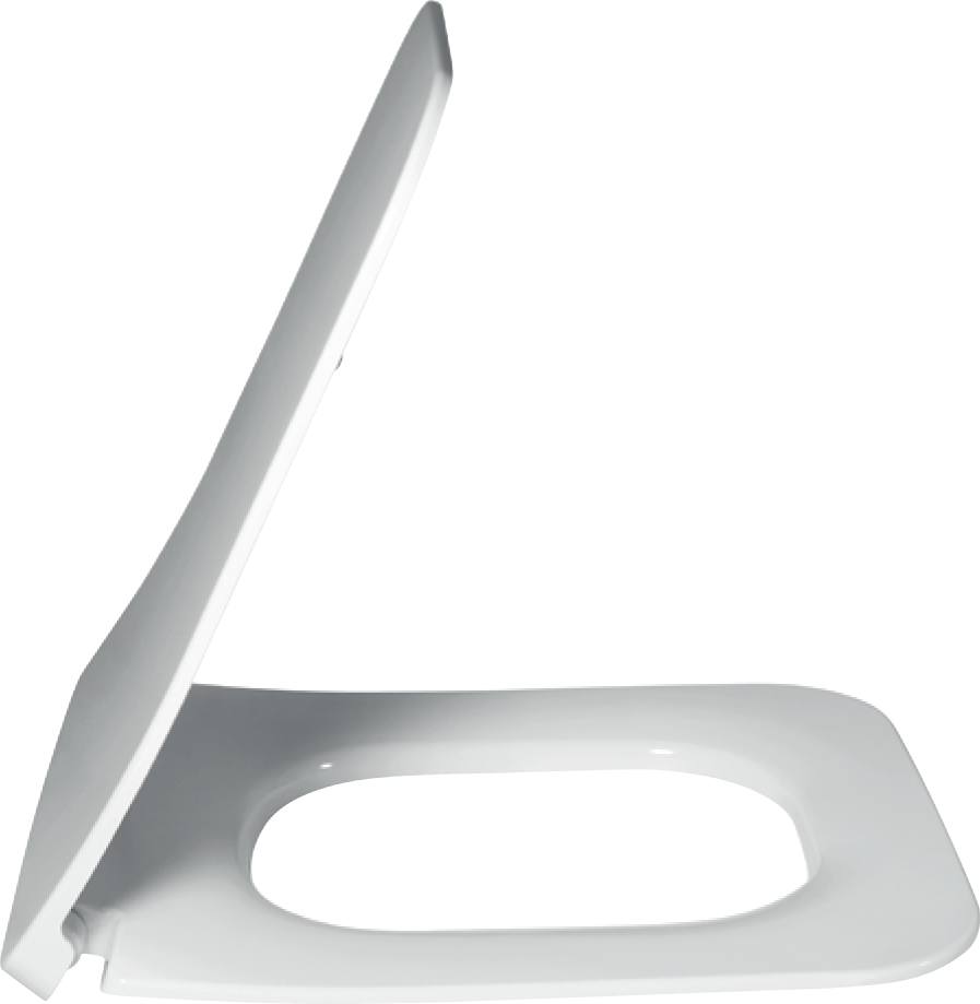 Legato Toilet Seats - Slimseat Line (897x919), Png Download