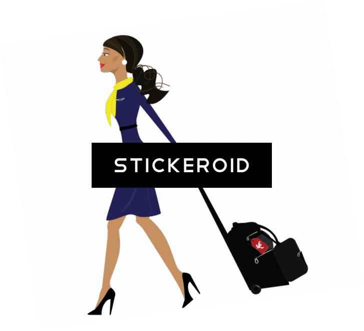 Flight Attendant Pic - Illustration (727x661), Png Download