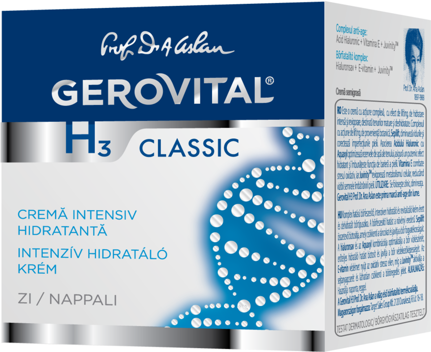 Gerovital H3 Intensive Moisturizing Day Cream Brandsofromania - Gerovital H3 (879x1000), Png Download