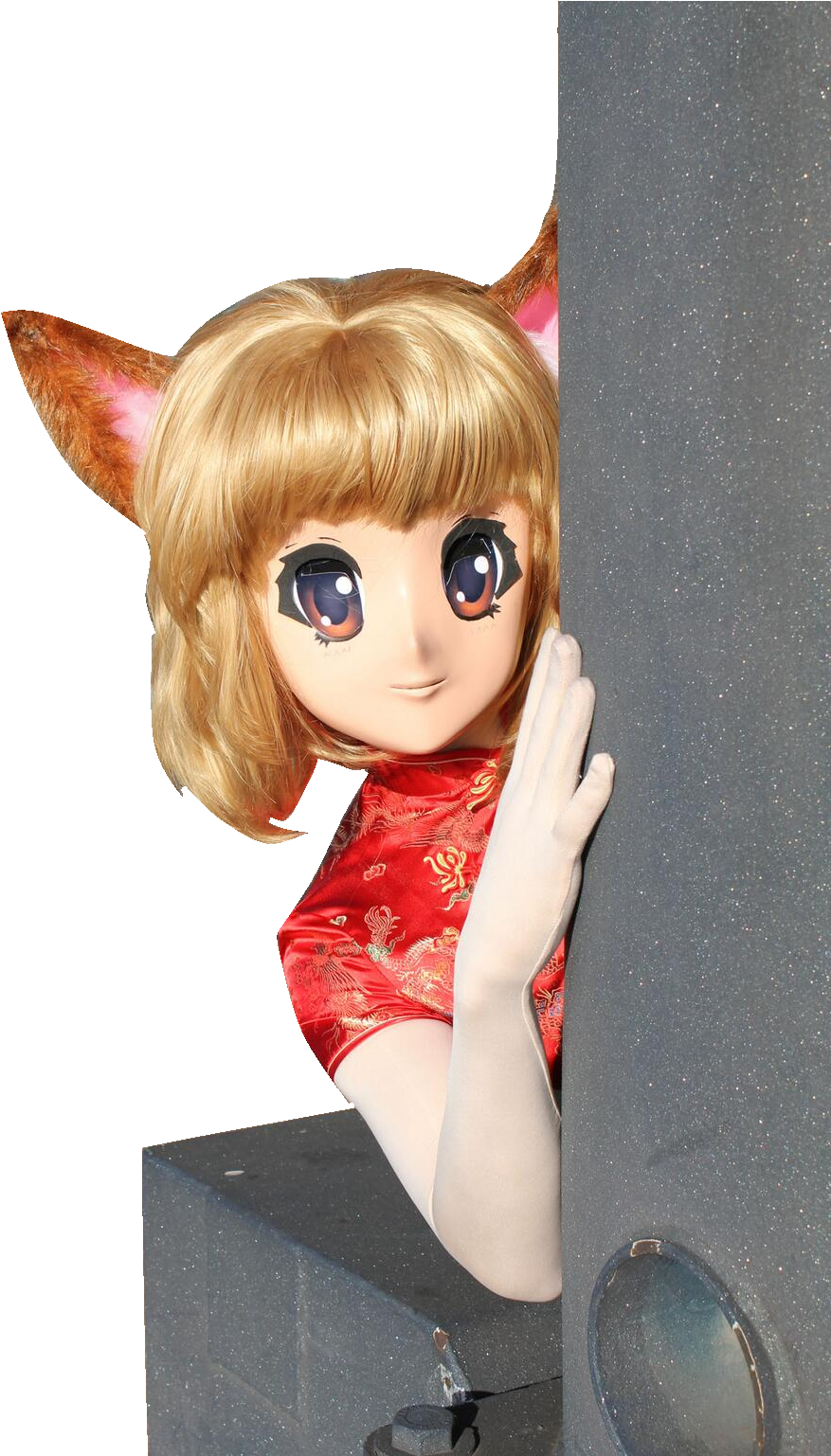 Fox Girl Kigurumi Animegao Cute (1023x1536), Png Download
