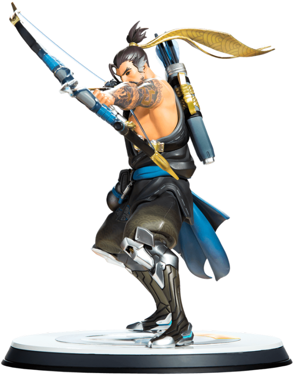 Overwatch Premium Statues - Hanzo Statue (1600x900), Png Download