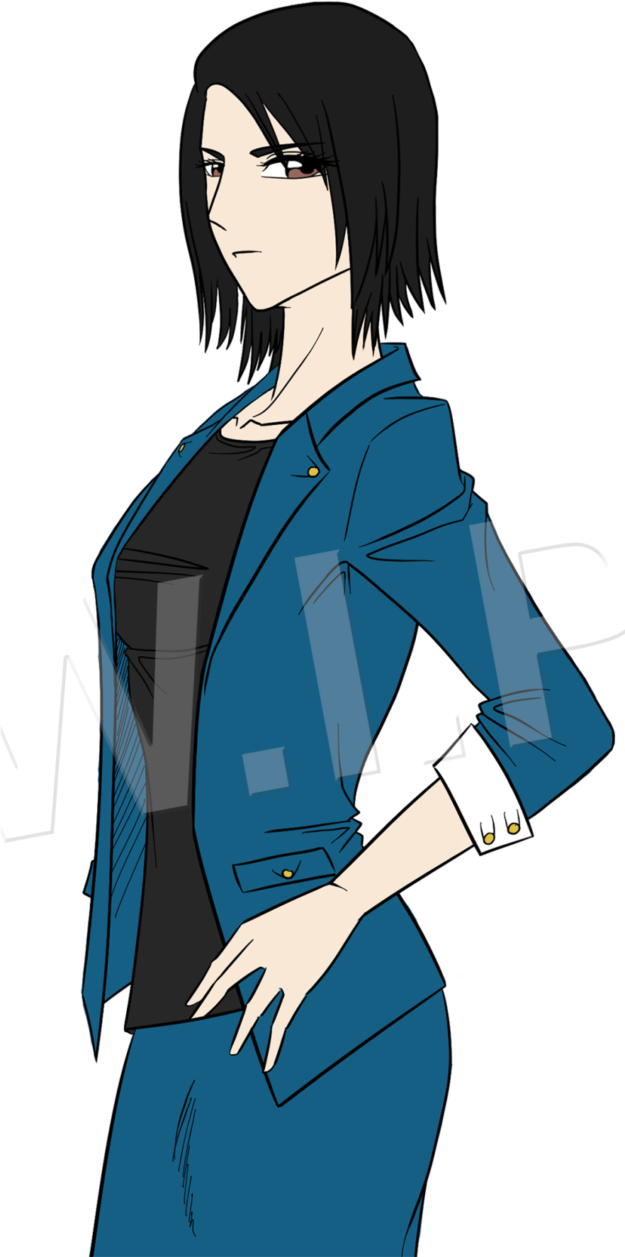 I Have This Idea For A Lesbian Dating Sim, That'll - Anime (881x1920), Png Download