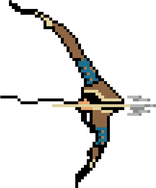 Hanzo Bow - Hanzo Pixel Spray Png (950x710), Png Download