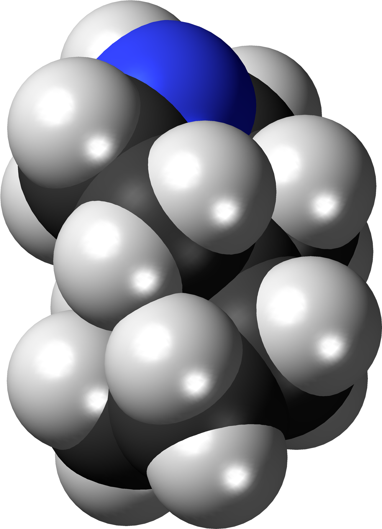 Azaspirodecane 3d Spacefill - Azaspirodecane (1501x2000), Png Download