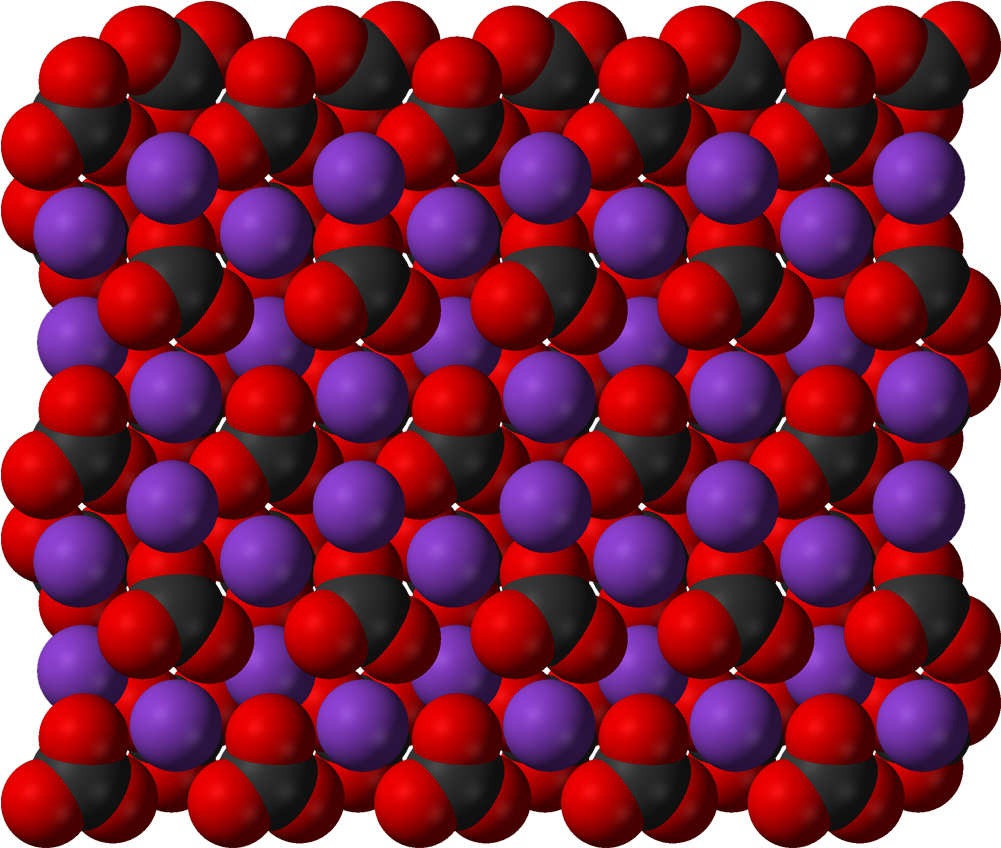 Potassium Carbonate Xtal 3d Sf (1100x947), Png Download
