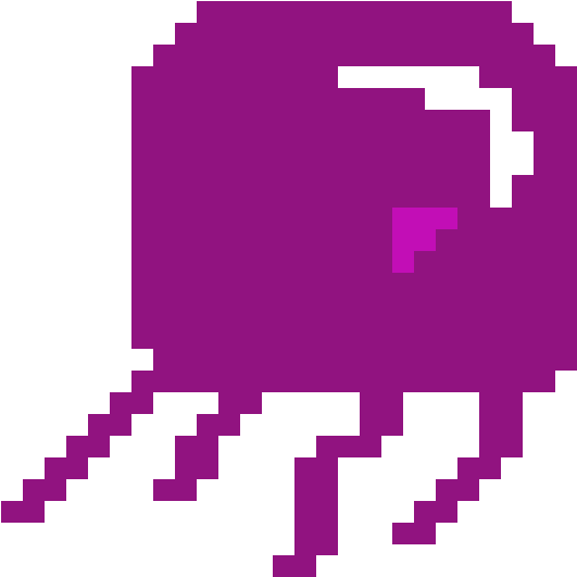 Spongebob Jellyfish - Us Frisk Us Chara (560x570), Png Download