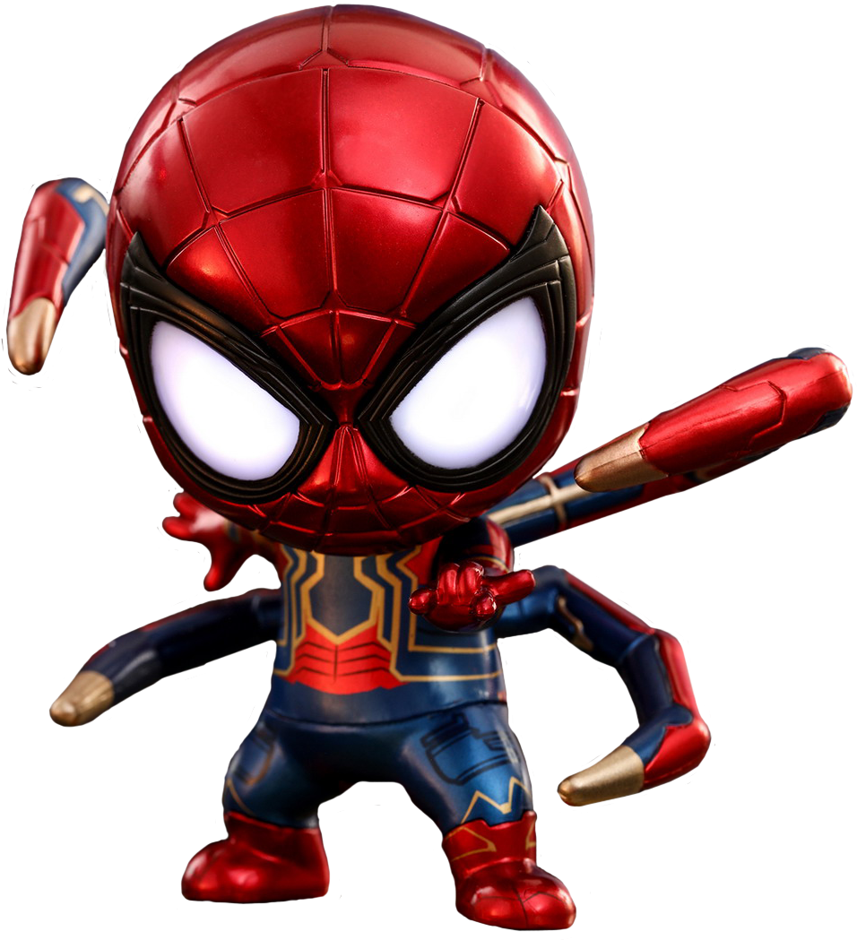Infinity War - Iron Spider Man Cosbaby (956x1049), Png Download