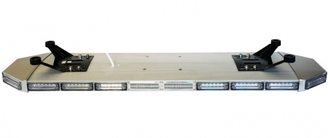 Thin Lightbar With Speaker Blue Red Flashing Led Emergency - Supreme Lighting Sl-2987br 12 Volt 48 Light Bar With (650x489), Png Download