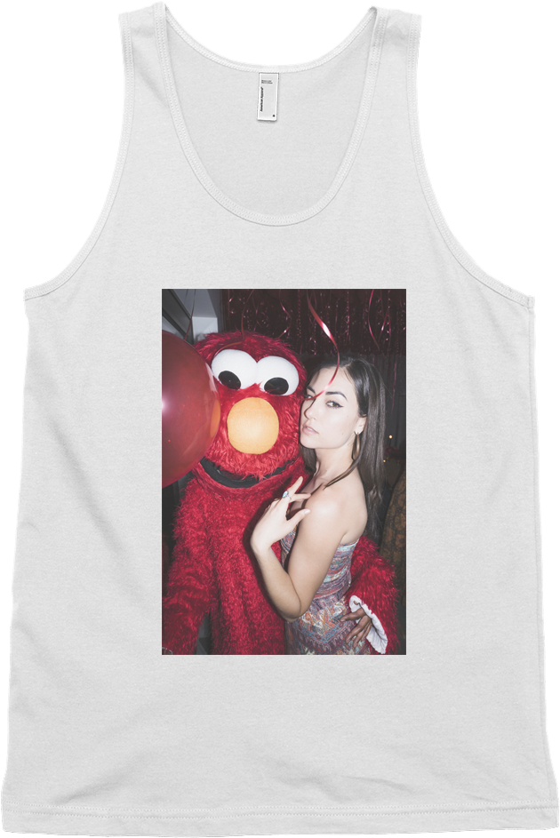 Sasha Grey White Elmo Tanktop, White Sasha Grey Elmo - Sasha Grey (1000x1000), Png Download