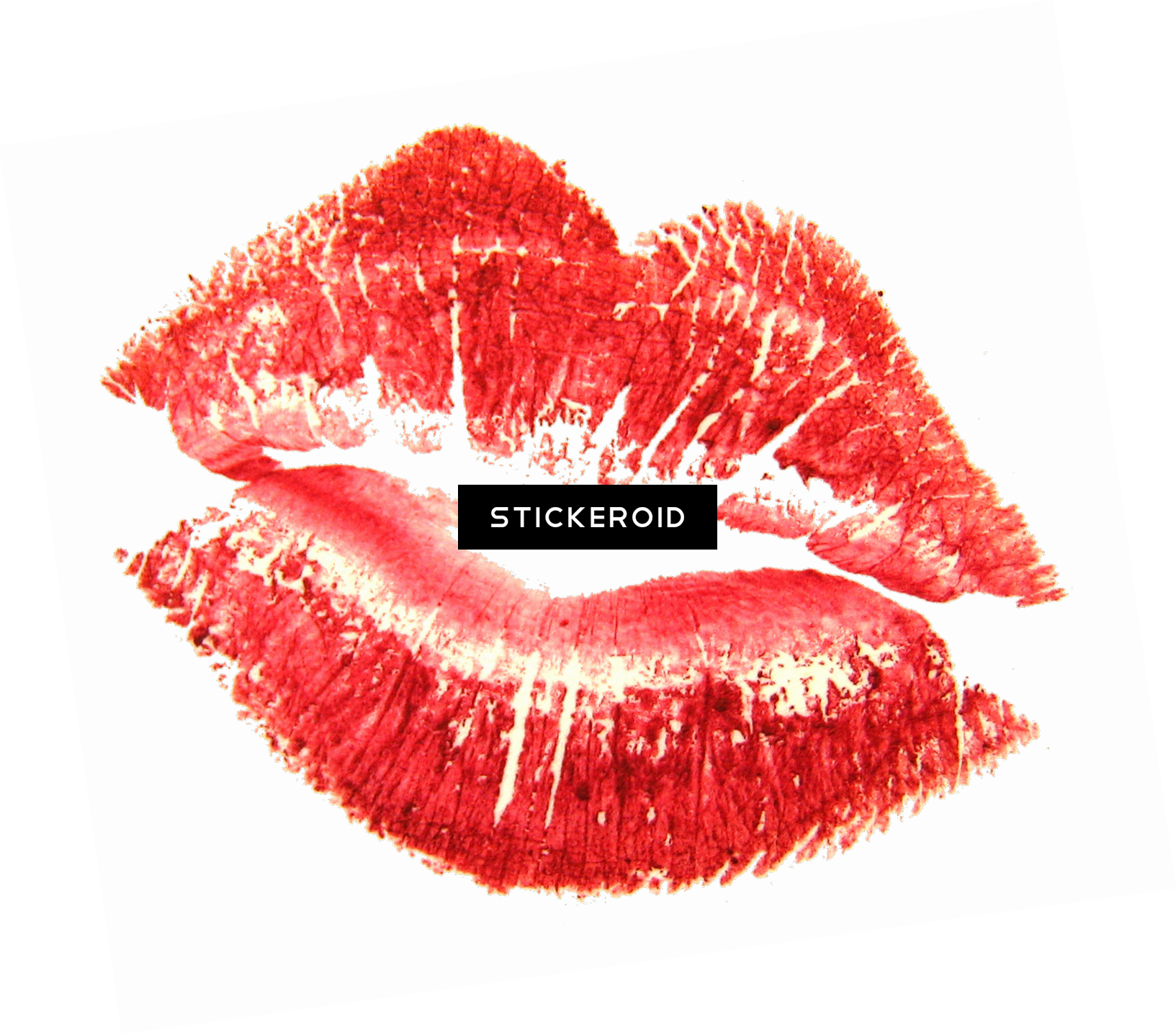 Lips - Red Kiss (1633x1437), Png Download