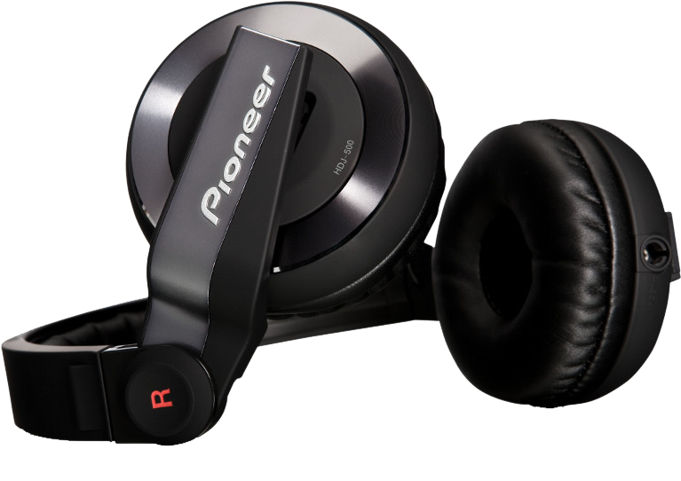 Pioneer Hdj 500 K Dj Headphones (800x551), Png Download