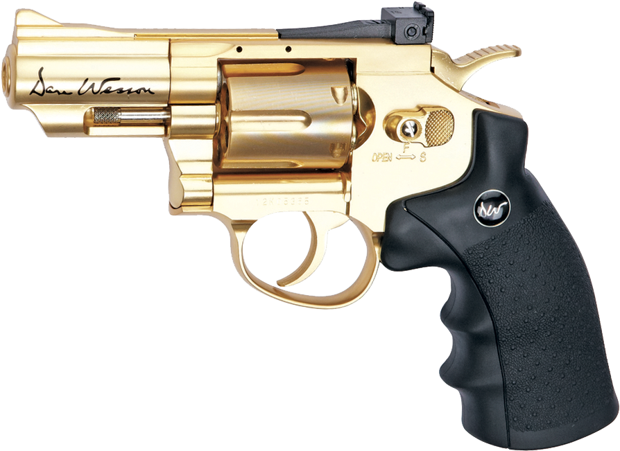 Dan Wesson - Dan Wesson Airsoft Gold (944x696), Png Download