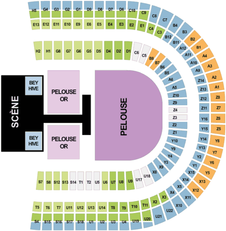 Beyonce Pelouse Stade De France 21/07 Billetterie (600x600), Png Download