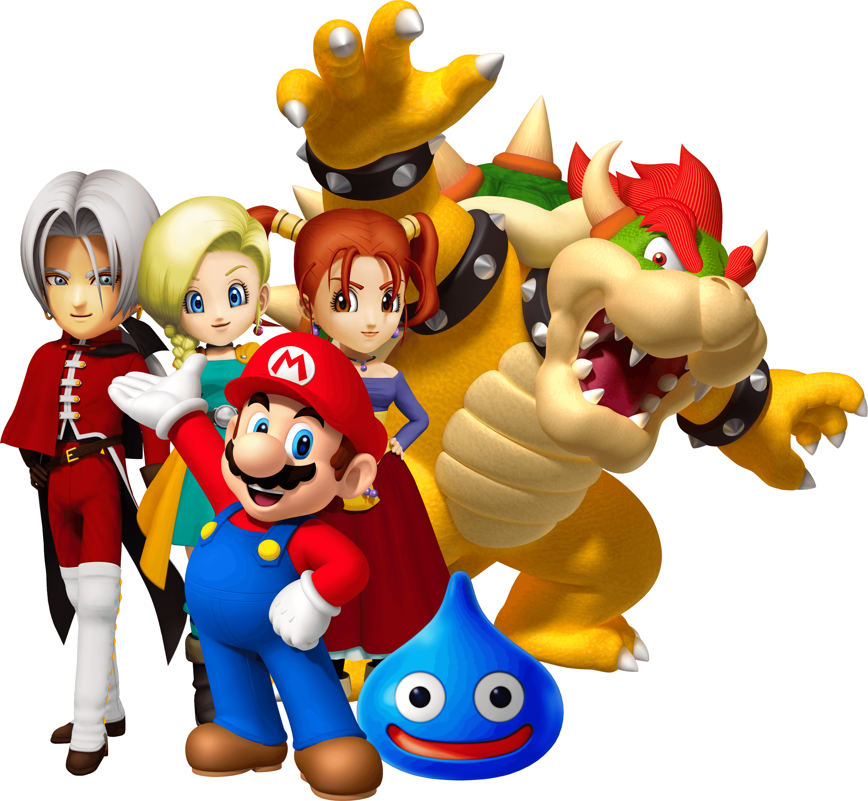 Princess Peach Clipart Fortune Street - Dragon Quest And Mario (3000x2769), Png Download