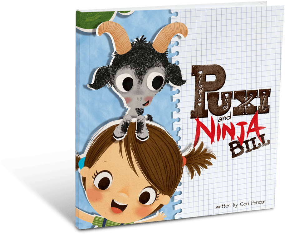 Puxi And Ninja Bill Hardback - Christmas Day (1000x838), Png Download