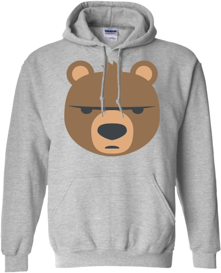 Big Bear Emoji Hoodie - Dodge Demon- Dodge Demon Tshirt (960x960), Png Download