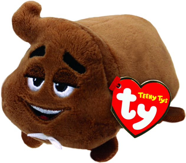 Emoji Poop - Ty Teeny (650x563), Png Download