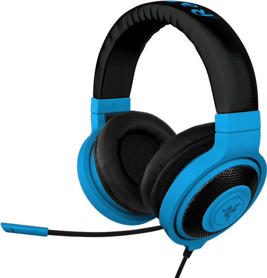 Razer Enciende Las Luces Con Los Auriculares Kraken - Razer Kraken Pro Blue (800x600), Png Download