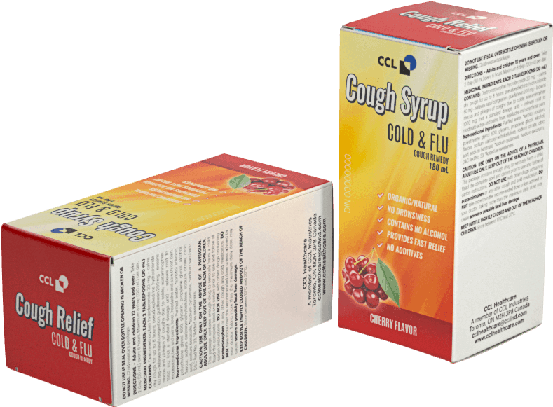 Over The Counter Cough Syrup Digital Folding Carton (1920x1080), Png Download