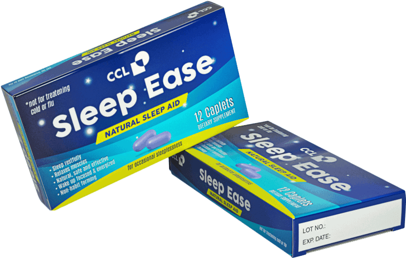 Over The Counter Sleep Aid Digital Folding Carton Over - Packaging And Labeling (1920x1080), Png Download