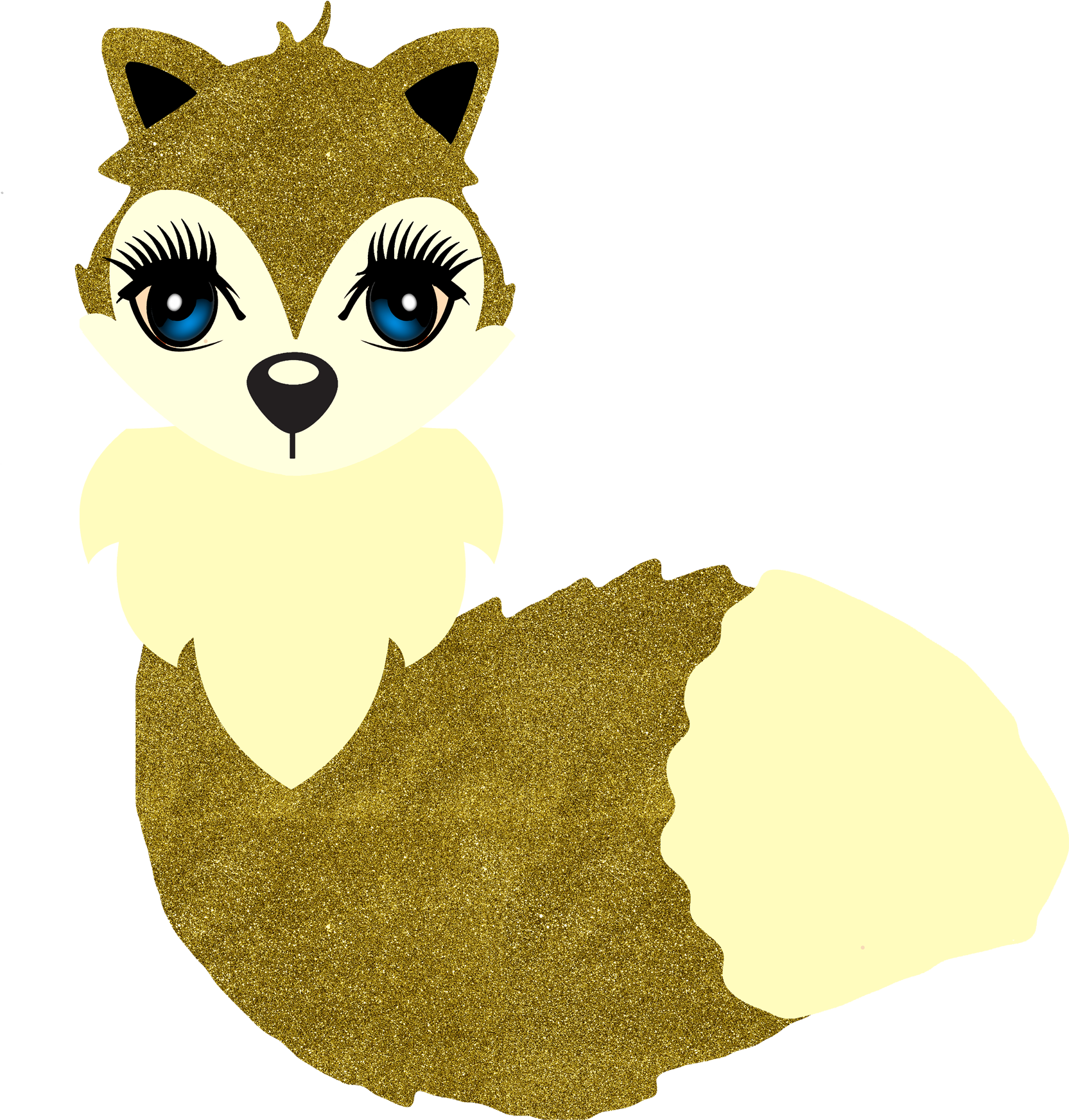 Cute Fox Clip Art - Clip Art (1800x1929), Png Download