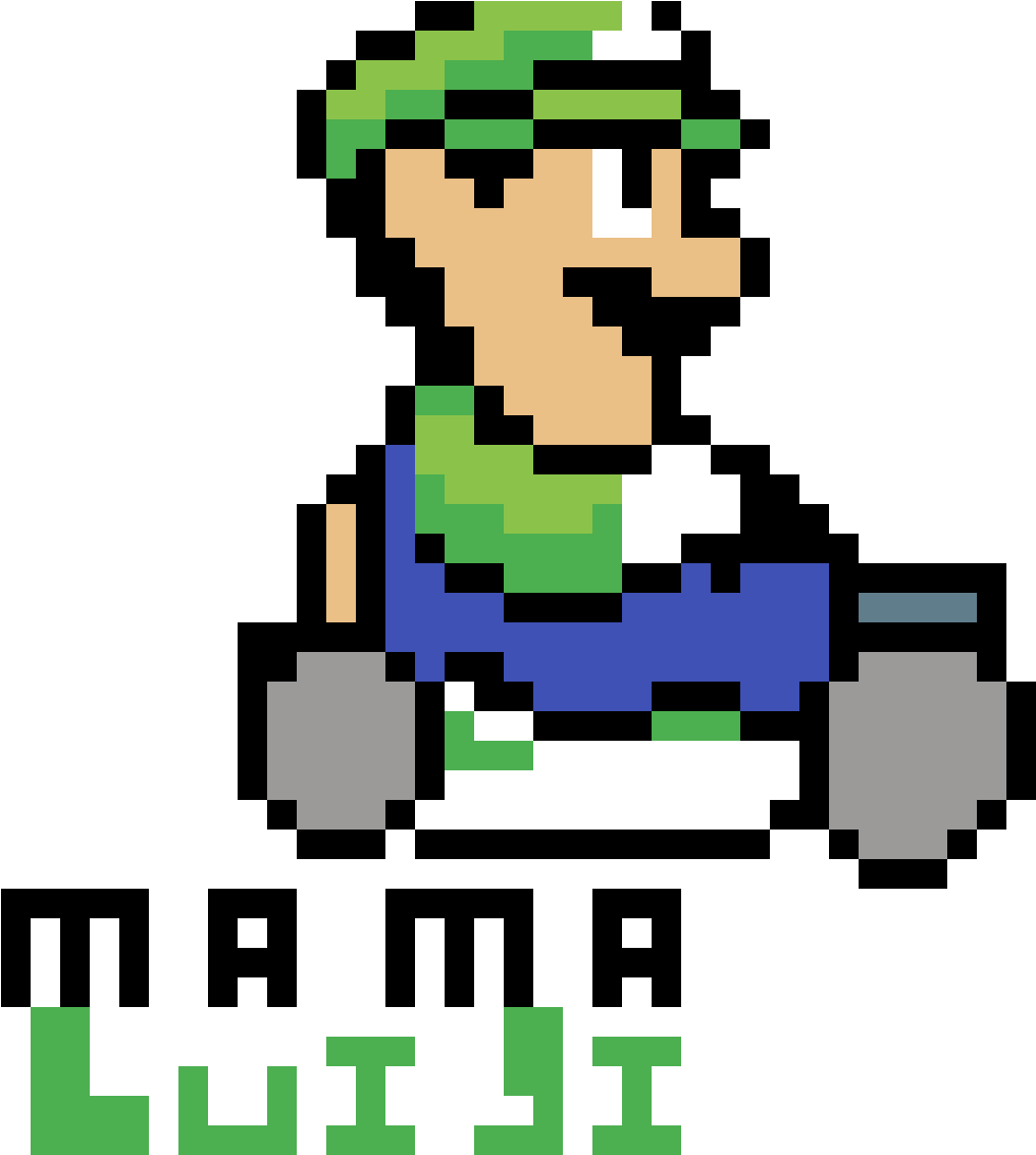 Mama Luigi - Mario Kart (1189x1189), Png Download