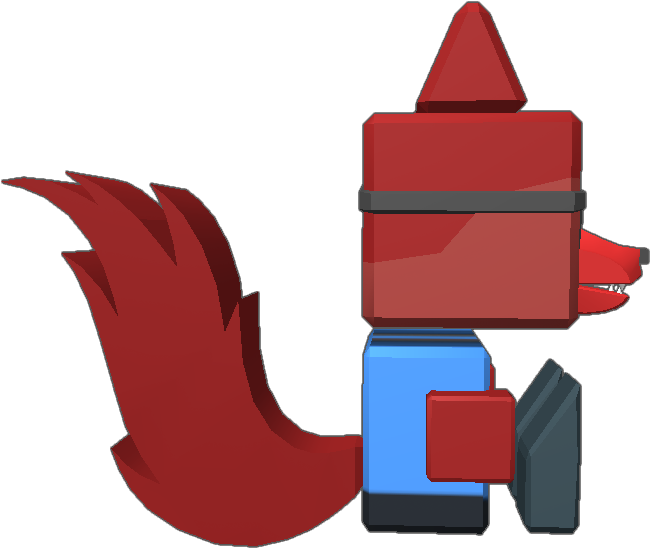 Yea Its Me But Whit A Big Tail And Cute Fox Face - Graphic Design (768x768), Png Download