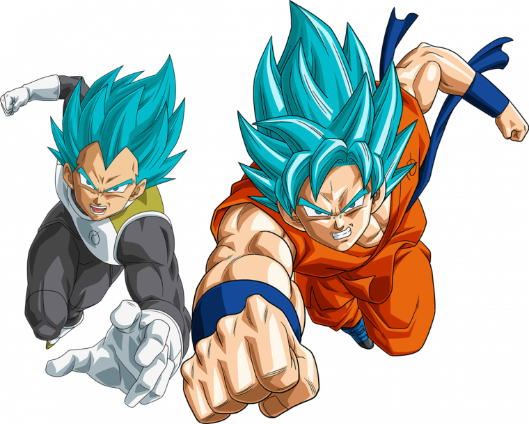 Dragon Ball Super Vegeta Png - Dragon Ball Super Goku Png (760x609), Png Download