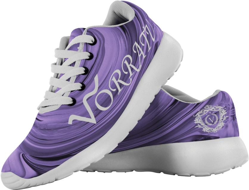 Purple Swirl - Shoe (900x900), Png Download