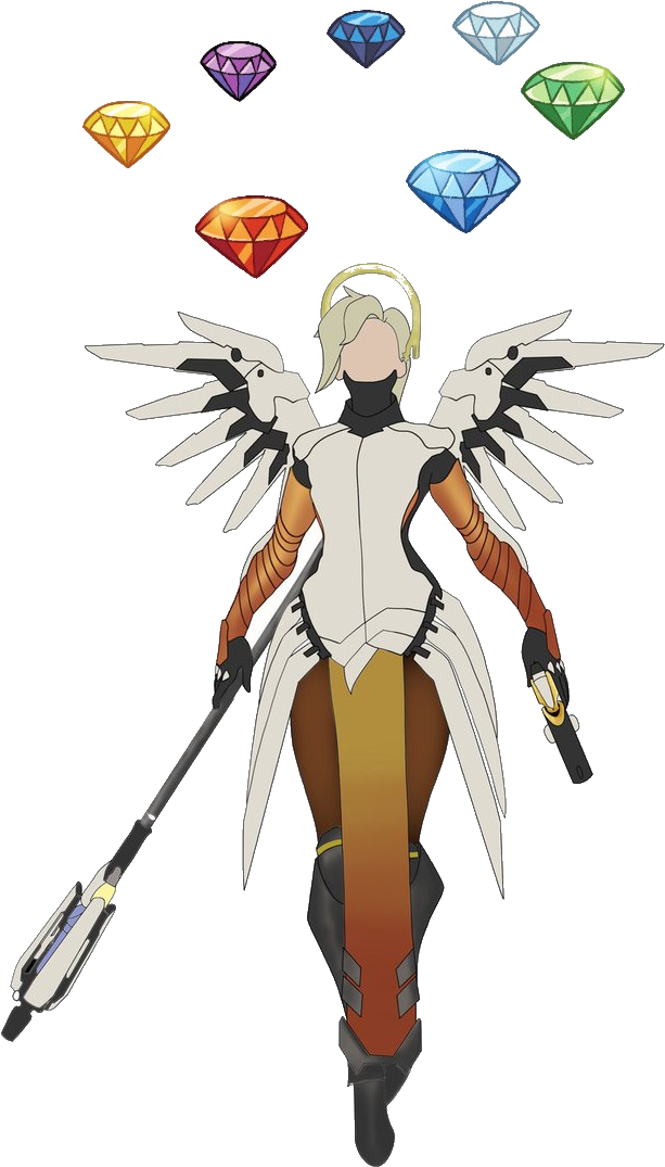 Mercy Ult , - Mercy (807x1200), Png Download