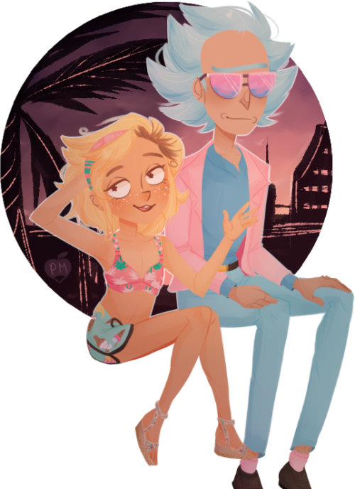 Фиговина - Rick And Morty (500x688), Png Download