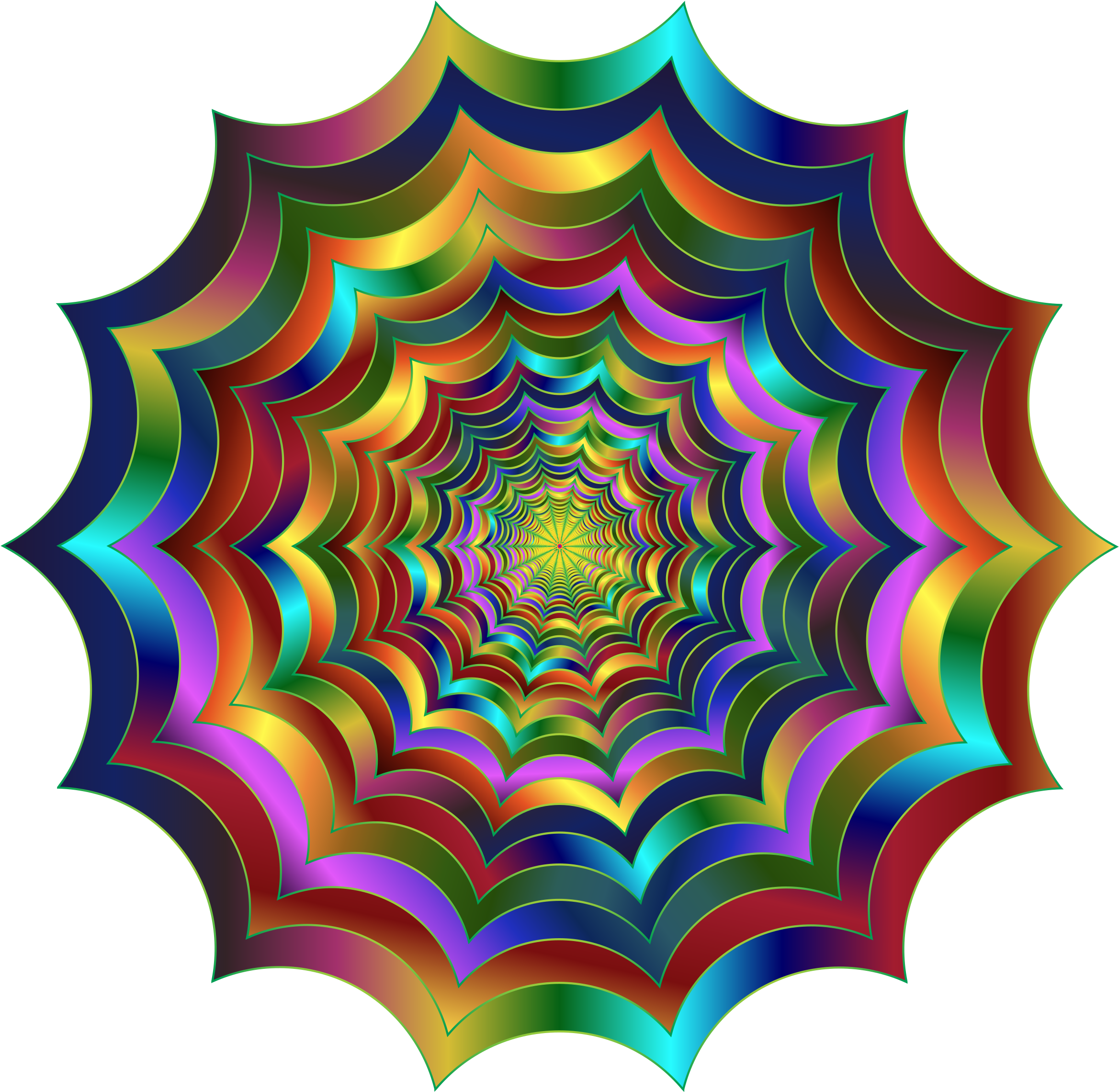 This Free Icons Png Design Of Spider Web Hypnotic Revitalized (2400x2340), Png Download