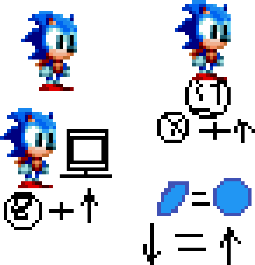 Classic Sonic Moveset - Super Smash Bros. Ultimate (1200x1200), Png Download